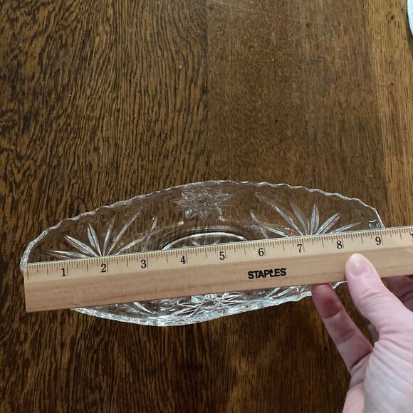 Vtg Anchor Hocking EAPC Star Of David Banana Split/Gondola Shaped Bowl- Mint - Picture 5 of 6